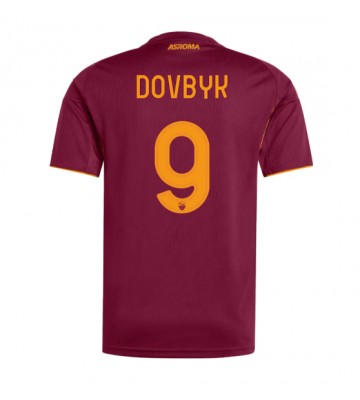 AS Roma Artem Dovbyk #9 Hjemmebanetrøje 2025-26 Kortærmet